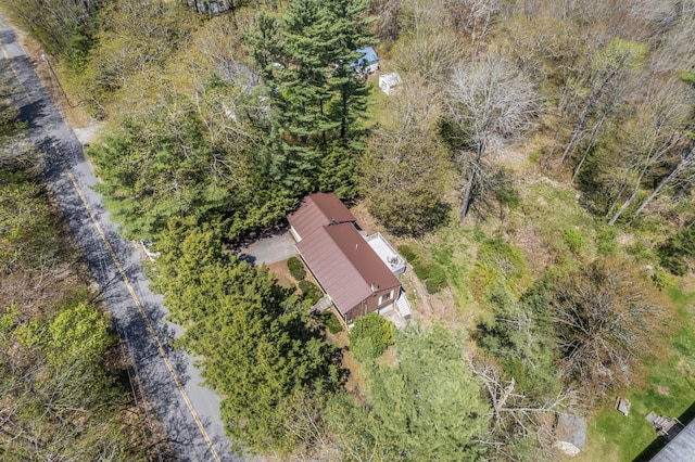 view from above of property