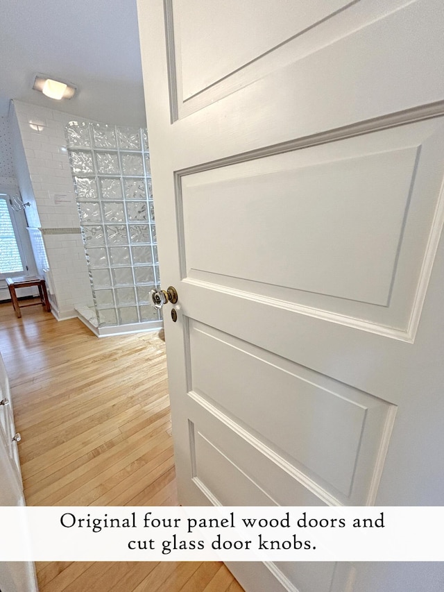 detailed view of wood finished floors