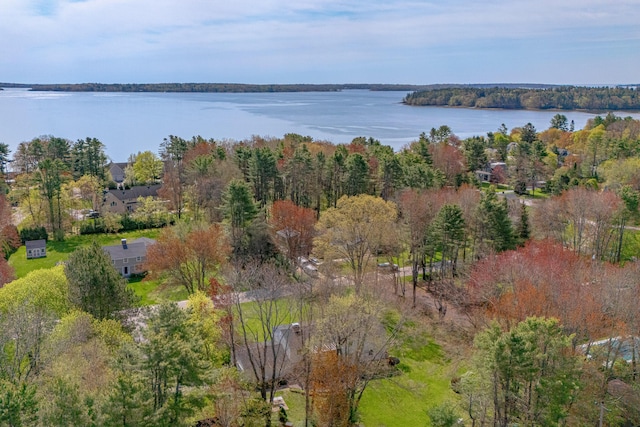 56 Carroll St, Falmouth, ME 04105 - aerial view of property and surrounding area featuring a large body of water