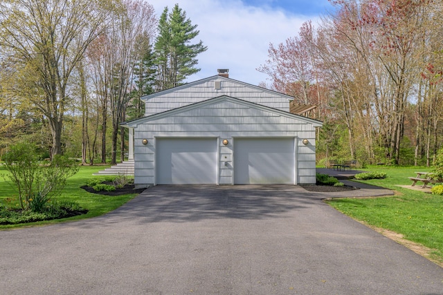 56 Carroll St, Falmouth, ME 04105 - view of detached garage