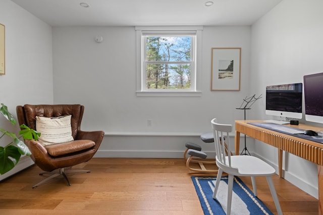 56 Carroll St, Falmouth, ME 04105 - office featuring wood finished floors