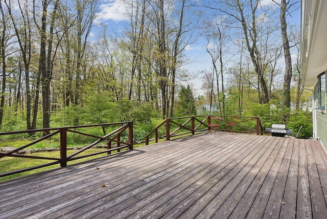 38 Falmouth Rd, Falmouth, ME 04105 - view of wooden deck