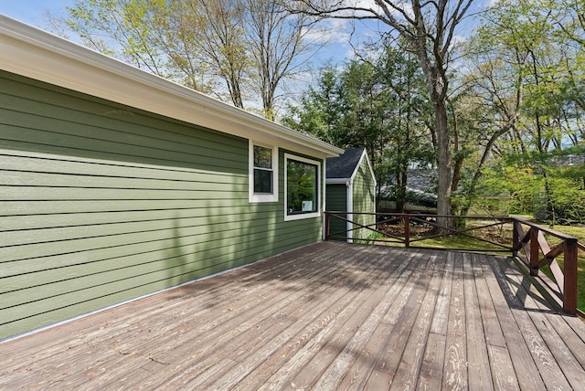 38 Falmouth Rd, Falmouth, ME 04105 - view of wooden deck