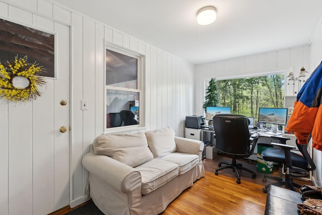 38 Falmouth Rd, Falmouth, ME 04105 - home office featuring light wood finished floors
