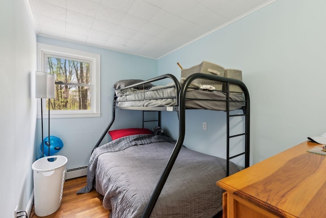 38 Falmouth Rd, Falmouth, ME 04105 - bedroom featuring crown molding and wood finished floors