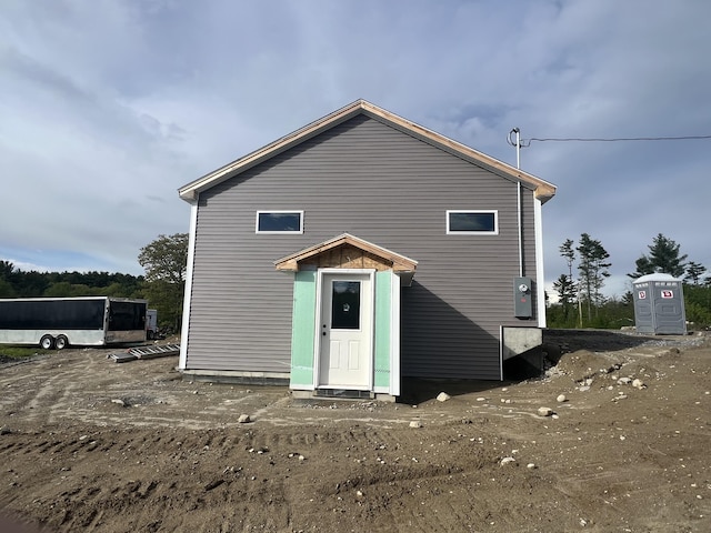 view of back of property