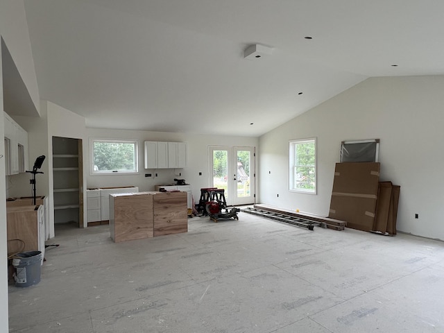 45 Knoll Rd, Poland, ME 04274 - living area with healthy amount of natural light and vaulted ceiling