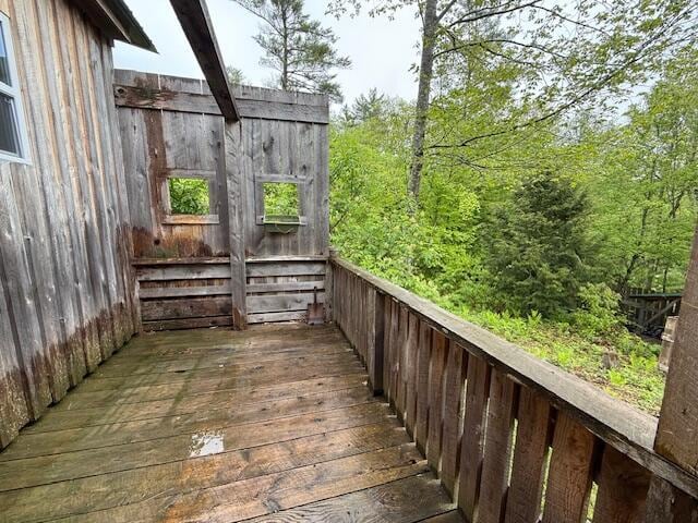 103 Fellows Ln, Winthrop, ME 04364 - view of wooden deck