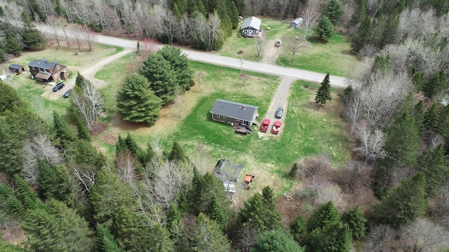 176 Smyrna Center Rd, Smyrna, ME 04780 - aerial view of property's location with rural landscape