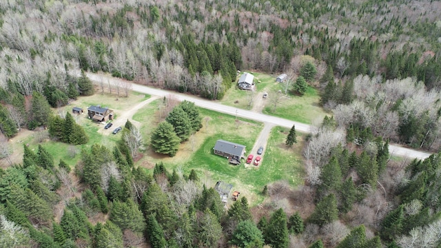 176 Smyrna Center Rd, Smyrna, ME 04780 - aerial view of property's location with rural landscape