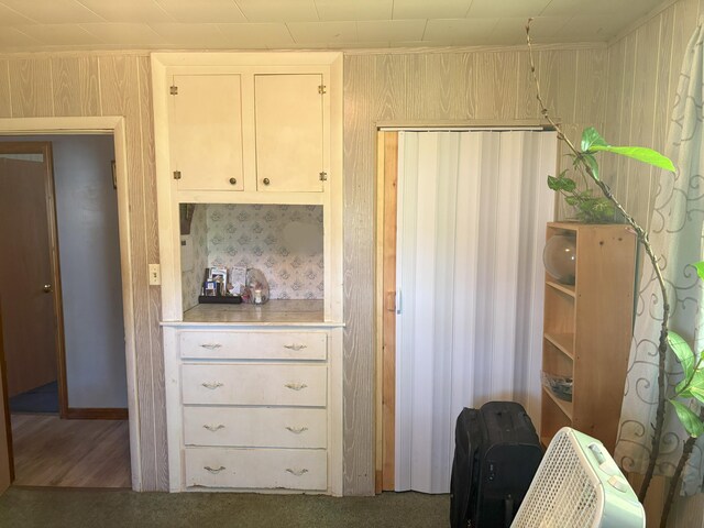 863 Sturtevant Hill Rd, Winthrop, ME 04364 - interior space with wooden walls