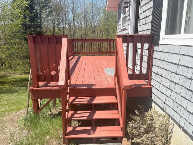 863 Sturtevant Hill Rd, Winthrop, ME 04364 - view of deck