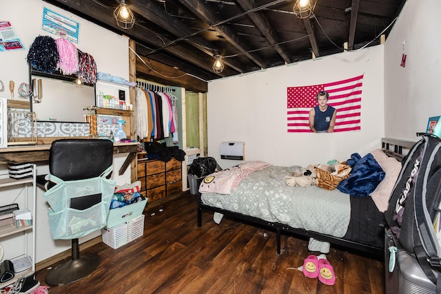 10 River St, Strong, ME 04983 - bedroom featuring wood finished floors and a closet