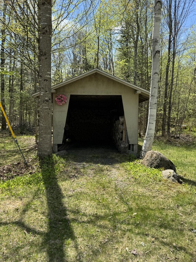 898 Sebec Village Rd, Sebec, ME 04481 - view of detached garage