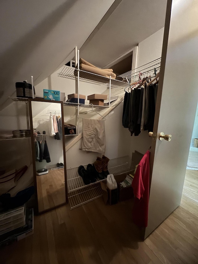 898 Sebec Village Rd, Sebec, ME 04481 - spacious closet with wood finished floors