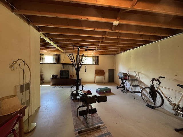 898 Sebec Village Rd, Sebec, ME 04481 - below grade area with plenty of natural light