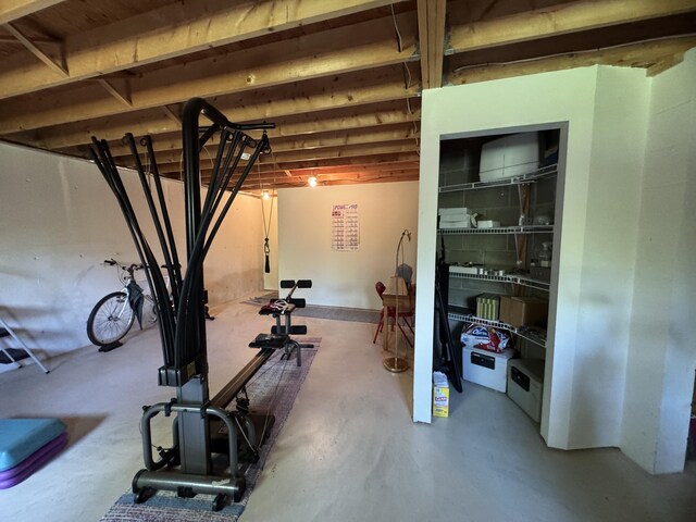898 Sebec Village Rd, Sebec, ME 04481 - view of unfinished below grade area