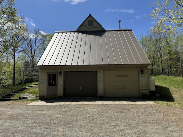 898 Sebec Village Rd, Sebec, ME 04481 - view of detached garage