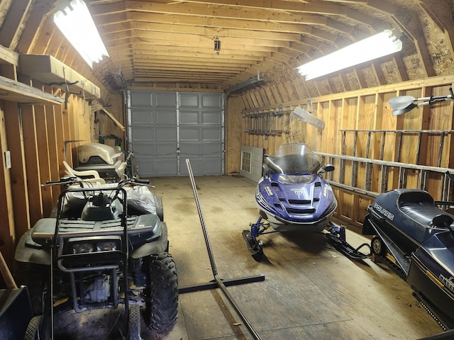227 Brooks Pond Dr, Corinna, ME 04928 - view of garage