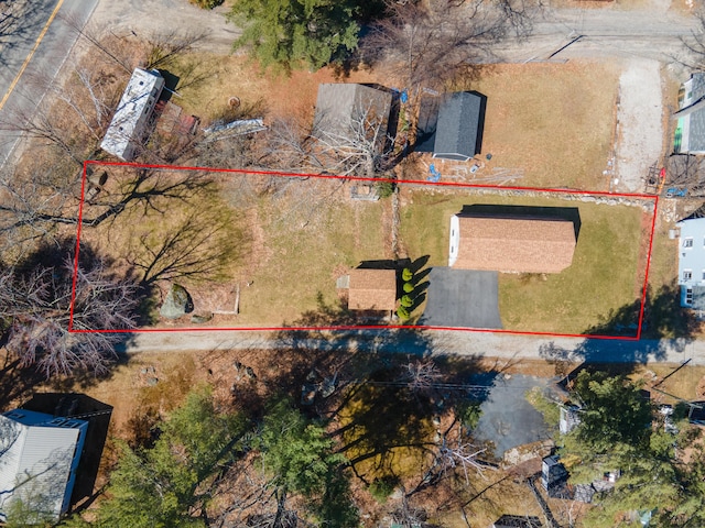 73 Wards Cove Rd, Standish, ME 04084 - aerial view of property's location featuring property parcel outlined