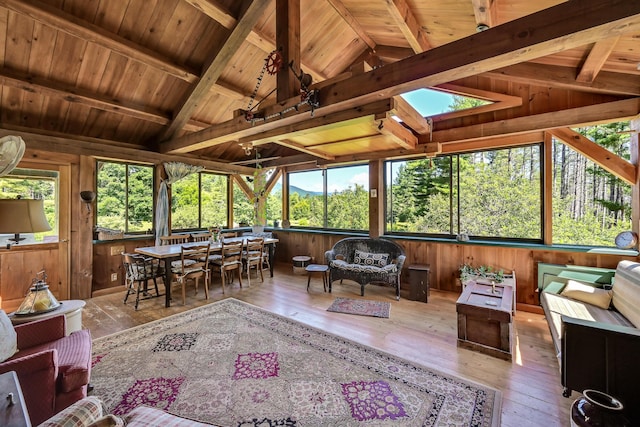 890 Salem Rd, Freeman Twp, ME 04983 - sunroom with outdoor lounge area