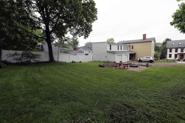 7 Middle St, Hallowell, ME 04347 - view of yard with a garage
