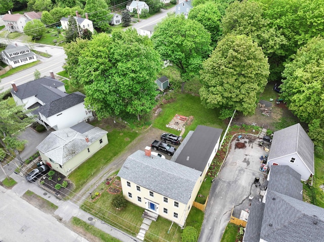 7 Middle St, Hallowell, ME 04347 - aerial perspective of suburban area