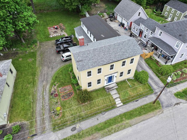 7 Middle St, Hallowell, ME 04347 - view from above of property