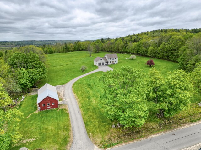 94 Staples Hill Rd, Canton, ME 04221 - overview of rural landscape with a forest