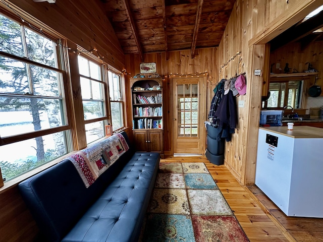 1080 Frenchtown Rd, Frenchtown Twp, ME 04441 - sunroom / solarium with plenty of natural light and a sink
