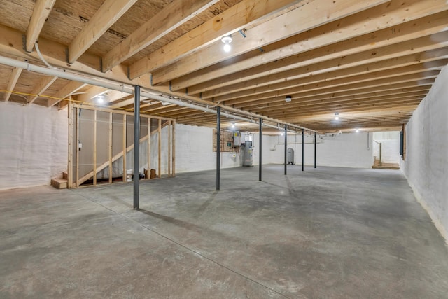324 Gray Rd, Shapleigh, ME 04076 - unfinished basement featuring water heater