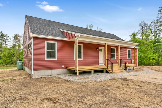 324 Gray Rd, Shapleigh, ME 04076 - view of front of house with a shingled roof and a porch