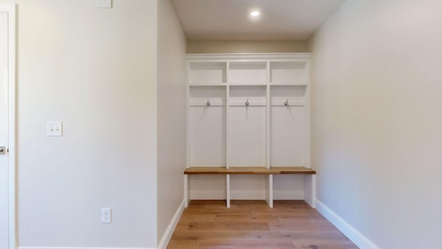9 Country Dr, Old Orchard Beach, ME 04064 - mudroom with light wood finished floors, baseboards, and recessed lighting