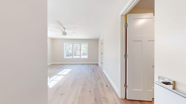 9 Country Dr, Old Orchard Beach, ME 04064 - hall with light wood-style flooring and baseboards
