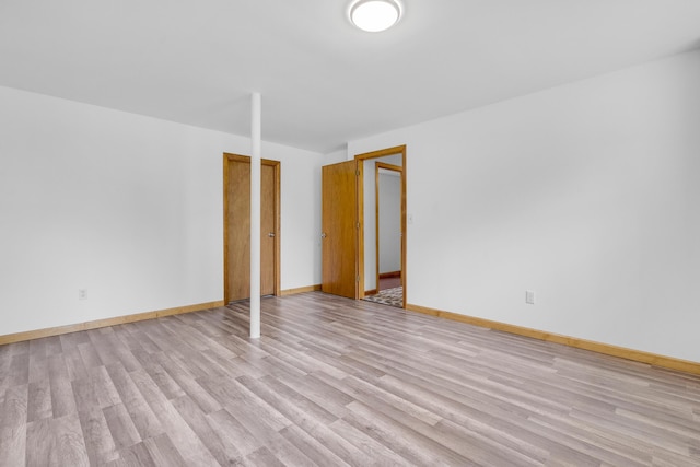 32 Thorne Ave, Lewiston, ME 04240 - empty room with light wood-type flooring and baseboards