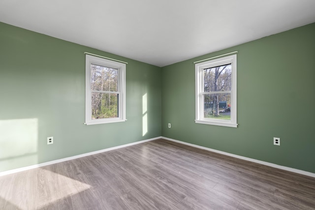 441 Middle Rd, Woolwich, ME 04579 - spare room featuring wood finished floors and baseboards