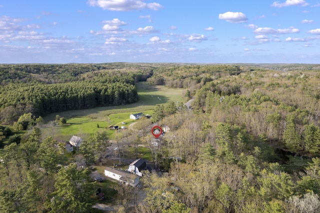 441 Middle Rd, Woolwich, ME 04579 - view of property location featuring a heavily wooded area