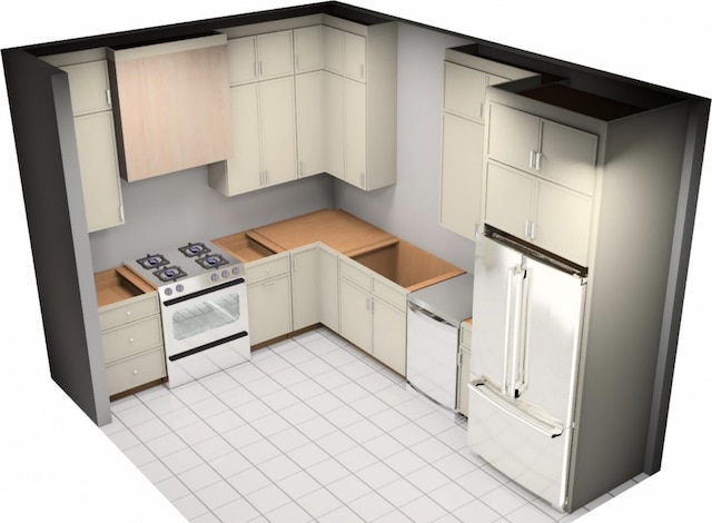 TBD Pine St, South Portland, ME 04106 - kitchen featuring white appliances and light countertops
