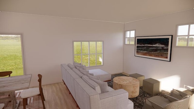 TBD Pine St, South Portland, ME 04106 - living area featuring plenty of natural light and wood finished floors
