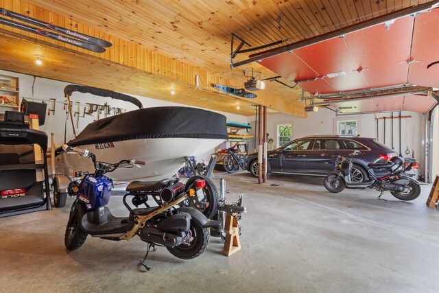 18 Laurel Ln, Eliot, ME 03903 - garage with a garage door opener