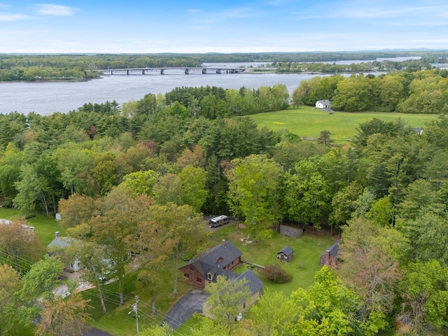 18 Laurel Ln, Eliot, ME 03903 - aerial view of property's location featuring a nearby body of water and a notable bridge
