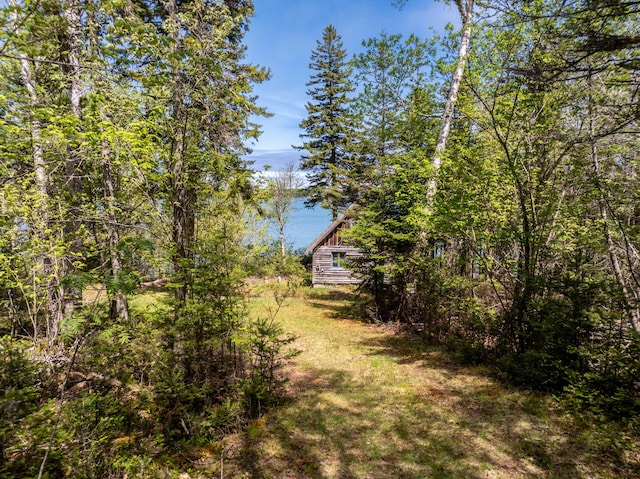 734 Duck Cove Rd, Roque Bluffs, ME 04654 - view of yard
