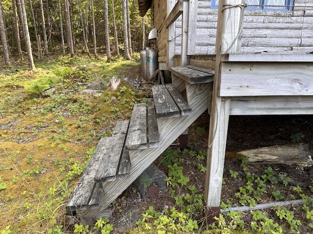 734 Duck Cove Rd, Roque Bluffs, ME 04654 - view of wooden terrace