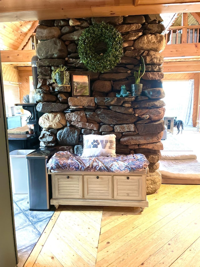 135 W Conroy Lake Rd, Monticello, ME 04760 - detailed view of wood finished floors
