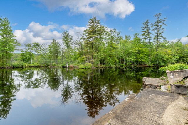 24 Emery Corner Rd, Limerick, ME 04048 - water view featuring a heavily wooded area