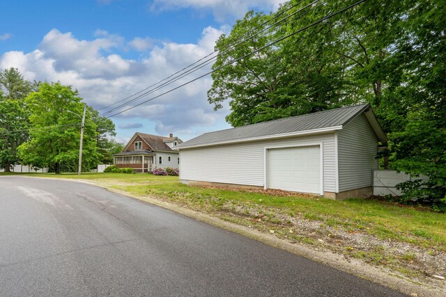 24 Emery Corner Rd, Limerick, ME 04048 - view of asphalt street featuring street lights