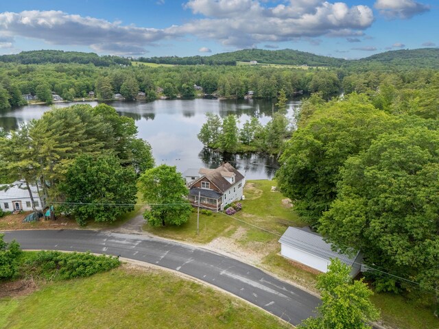 24 Emery Corner Rd, Limerick, ME 04048 - aerial view of a heavily wooded area and a nearby body of water