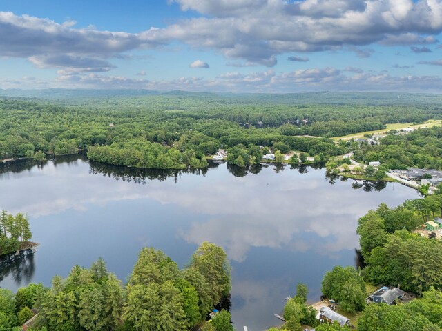 24 Emery Corner Rd, Limerick, ME 04048 - aerial view of a heavily wooded area and a nearby body of water