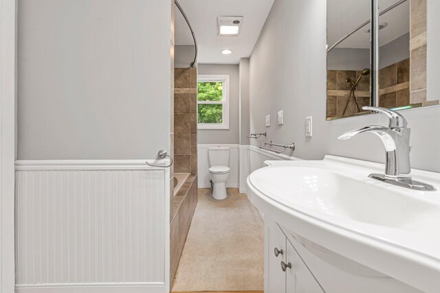 24 Emery Corner Rd, Limerick, ME 04048 - full bathroom with vanity and toilet