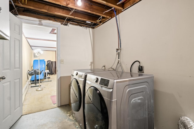 20 Sunderland Dr, Auburn, ME 04210 - washroom with independent washer and dryer